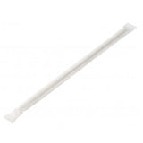 Individually Wrapped White Regular Straw-Zeropac
