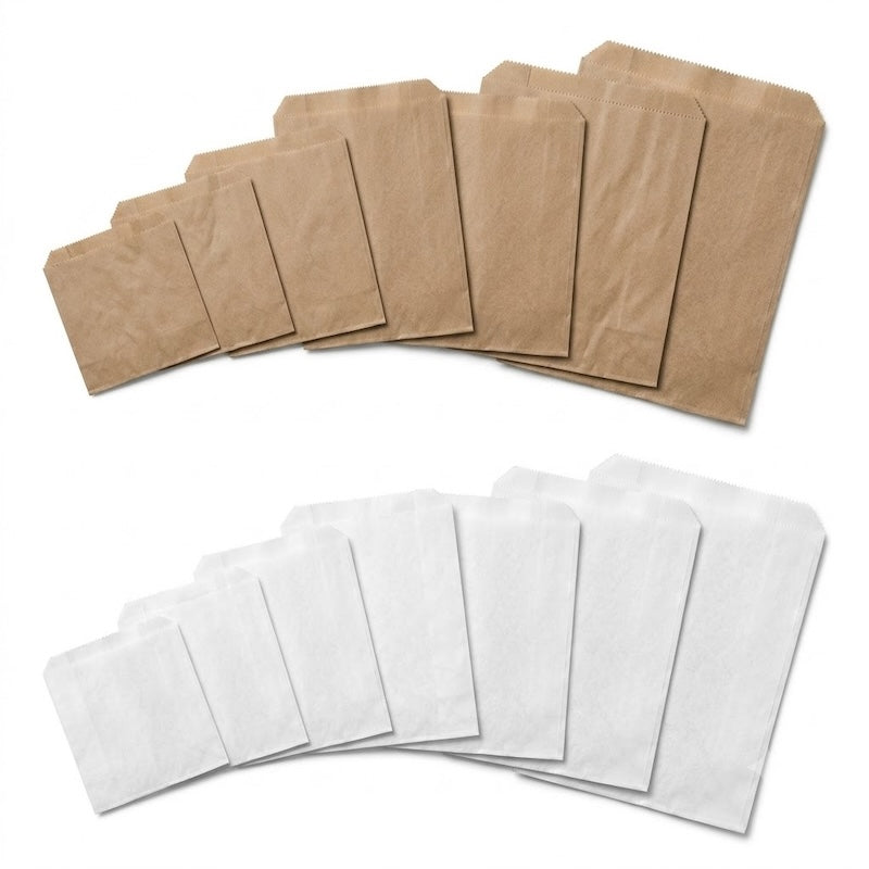 Zeropac flat paper bags