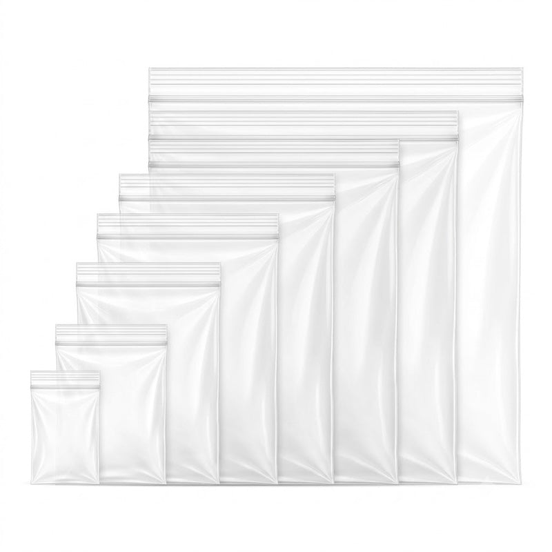 Zeropac resealable zip lock bags