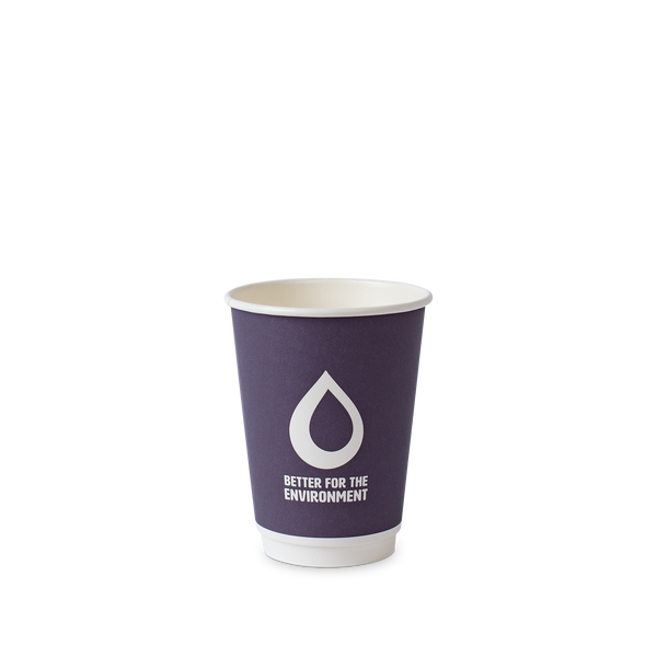 390ml / 12oz Aqueous Coated Paper Double Wall Cup