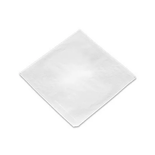 Square Sponge White Paper Bag