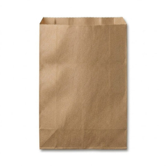 1/2 Kraft Long Flat Paper Bag
