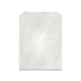 1/4 White Flat Paper Bag