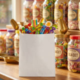 1/4 White Flat Paper Bag