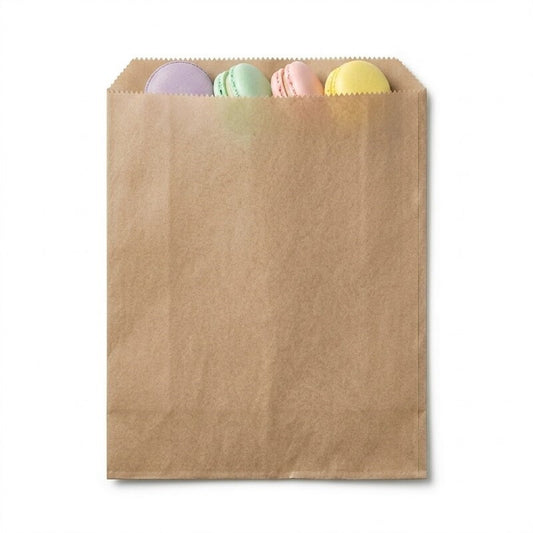 1F Kraft Flat Paper Bag