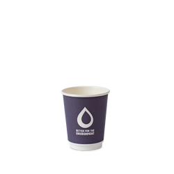 255ml / 8oz - 90mm Aqueous Coated Paper Double Wall Cup