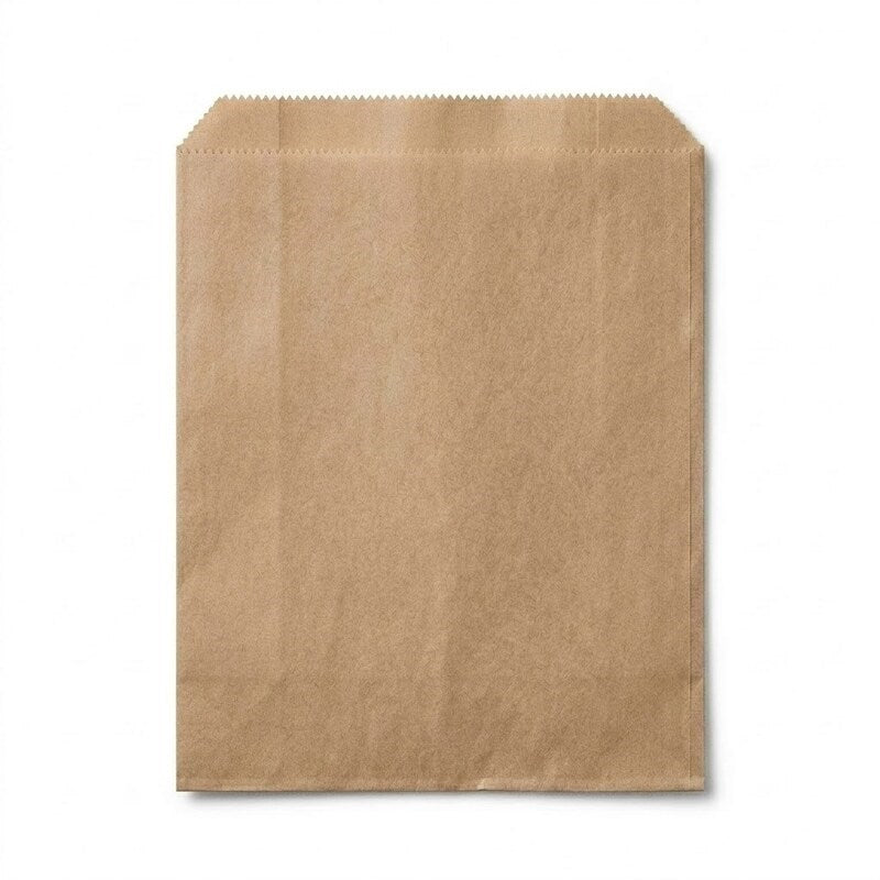 Zeropac 2F Kraft Flat Paper Bag, kraft paper