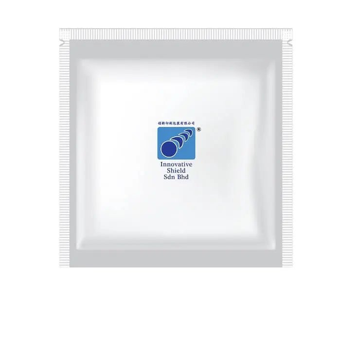 Zeropac 3 Sides Seal Bag with company logo printed on white surface