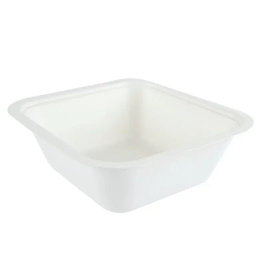 910ml Compostable Sugarcane Tray