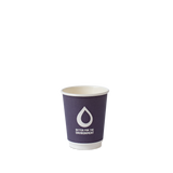 8oz Double Wall Coffee Cup Aqueous 90mm