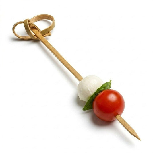 Bamboo Looped Skewer 90mm