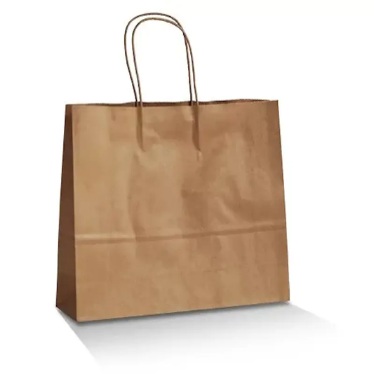 Brown Kraft Bag /Twisted Paper Handle- Medium Boutiqu-Zeropac