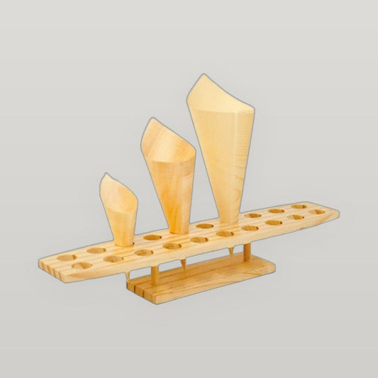 Wooden Pine Cone Stand 20 Holes