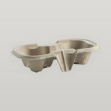2 Cup Carrier Tray Recycled Pulp