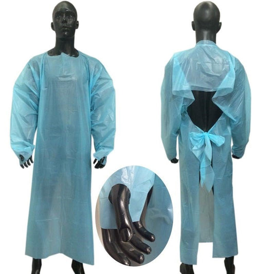 X - Large Blue Thumb Secure Gown - Zeropac