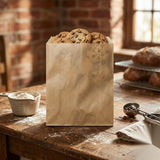 1 Long Brown Glassine Bag