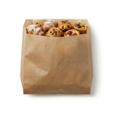 1 Square Brown Glassine Bag