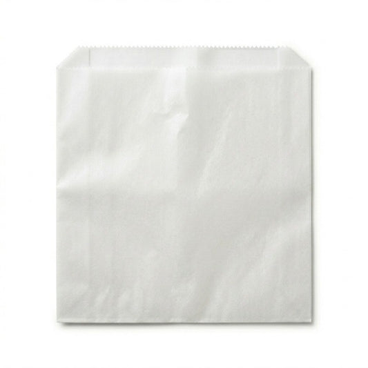 1 Square White Glassine Bag