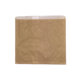 1 Square Brown Glassine Bag - Zeropac