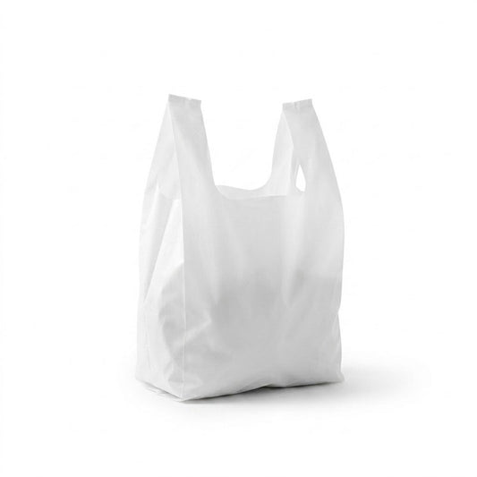 Large White Reusable Singlet Bag