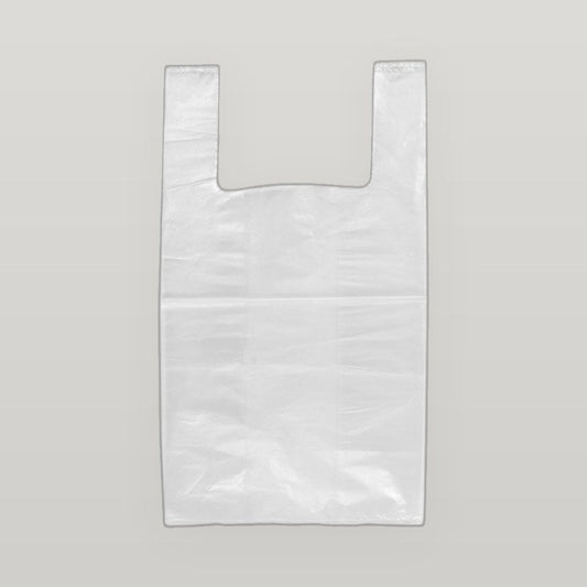 Extra Large Reusable White Singlet Bag