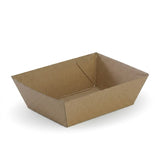 Brown Kraft Paper Small Takeaway Food Tray