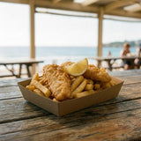 Brown Kraft Paper Extra Large Takeaway Food Tray