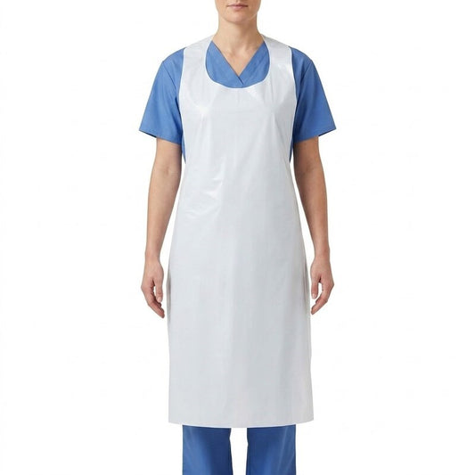White Disposable Apron 1420 x 810mm