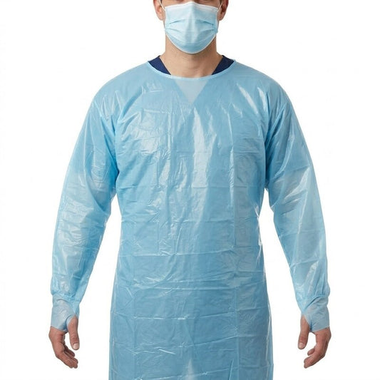 Large Blue Thumb Secure Gown