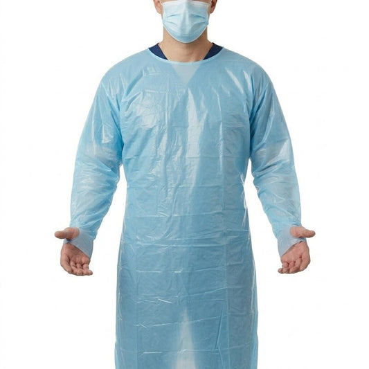 X-Large Blue Thumb Secure Gown