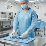 X-Large Blue Thumb Secure Gown