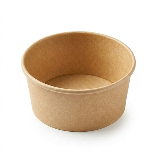PLA Coated Bamboo Bowl 12oz