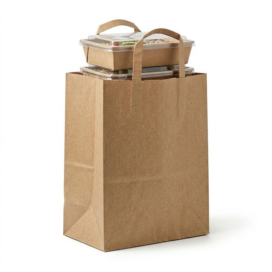 Paper Bag Flat Handle Takeaway