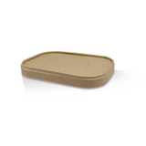 Kraft Rectangular Container Lid