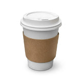 Coffee Cup Sleeve 8oz Kraft Paper