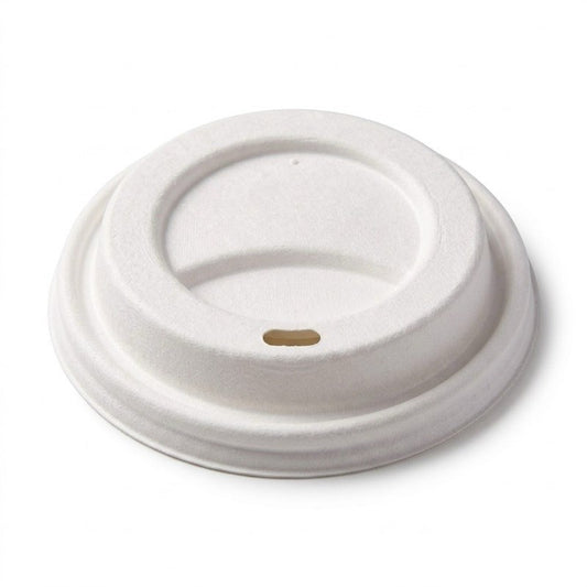 Bagasse Coffee Cup Lid 80mm