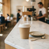 Bagasse Coffee Cup Lid 80mm