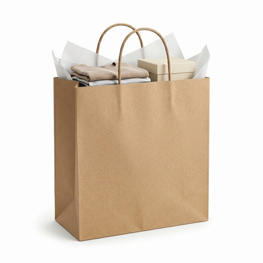Paper Bag Twisted Handle Medium Plus