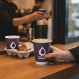 16oz Double Wall Coffee Cup Aqueous