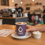 4oz Single Wall Coffee Cup Aqueous