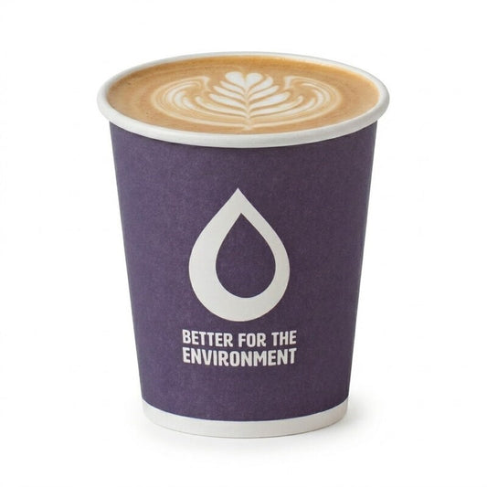 6oz Single Wall Coffee Cup Aqueous