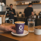 6oz Single Wall Coffee Cup Aqueous