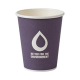 8oz Single Wall Coffee Cup Aqueous 80mm