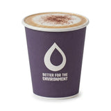 8oz Single Wall Coffee Cup Aqueous 90mm