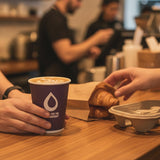12oz Single Wall Coffee Cup Aqueous