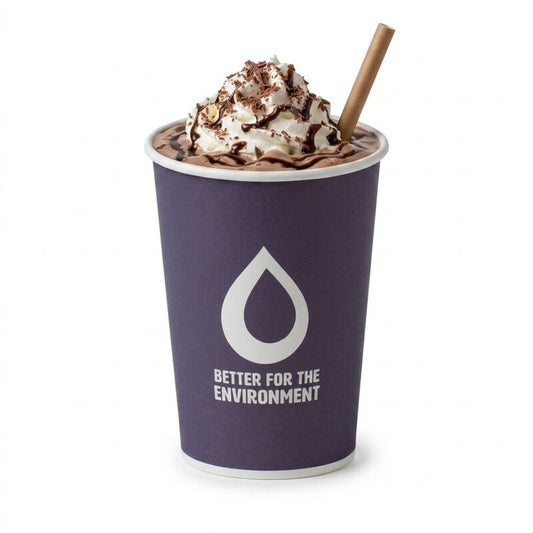 16oz Single Wall Coffee Cup Aqueous