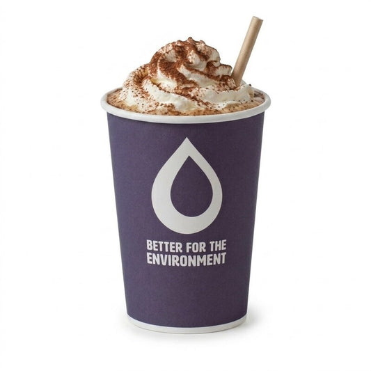 20oz Single Wall Coffee Cup Aqueous