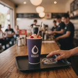 24oz Single Wall Coffee Cup Aqueous