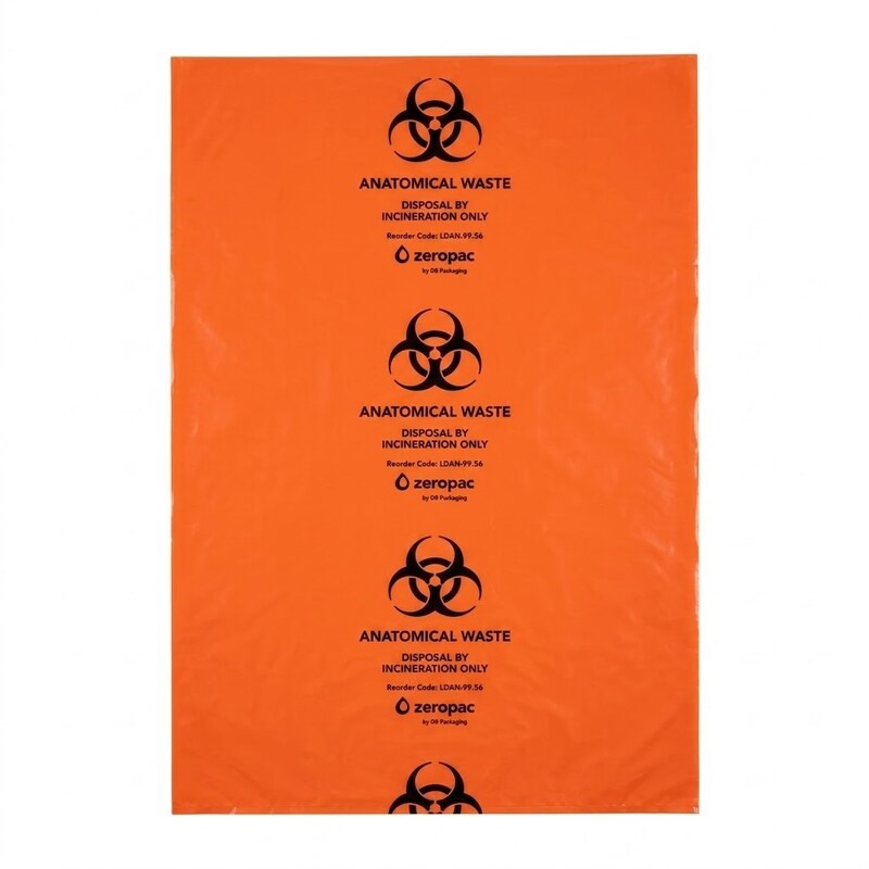 Zeropac Anatomical Waste Bag 60 Litre medical waste containment