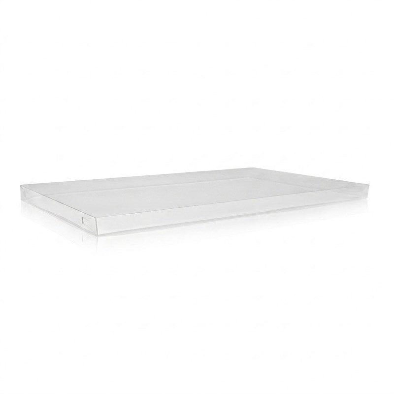 Zeropac clear RPET medium catering tray lid